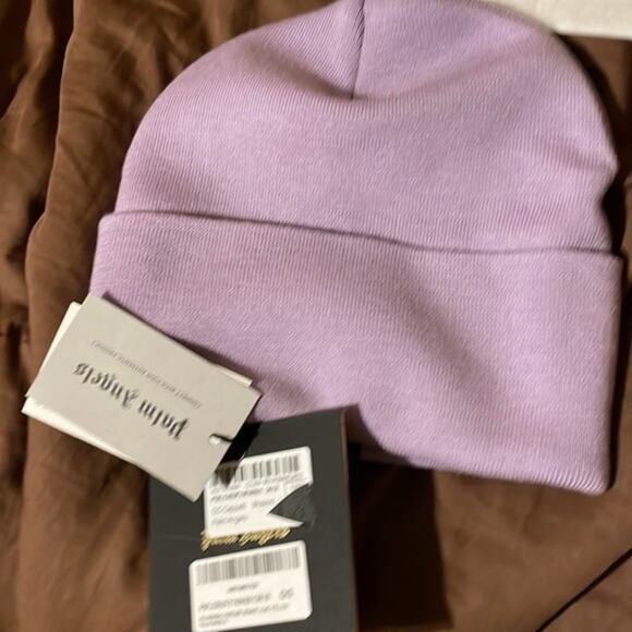 Palm Angels x Missoni embroidered Wool Beanie Lilac - Picture 8 of 9